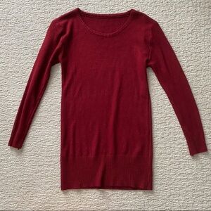 Long Red Sweater